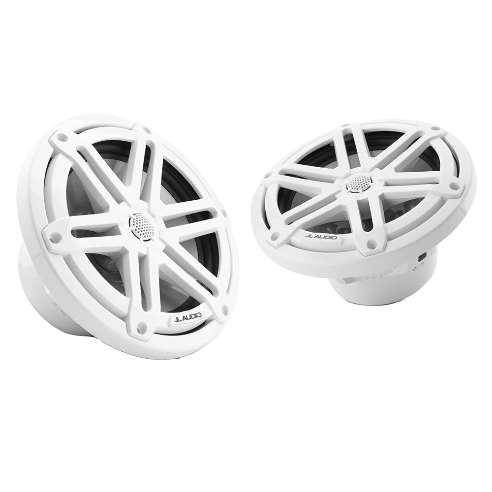 JL Audio M3 Series 77 Marine Coaxial Speakers wGloss White Sport Grilles  M3770XSGw 0100306800